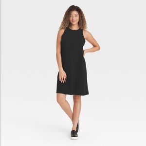 Casual black day dress